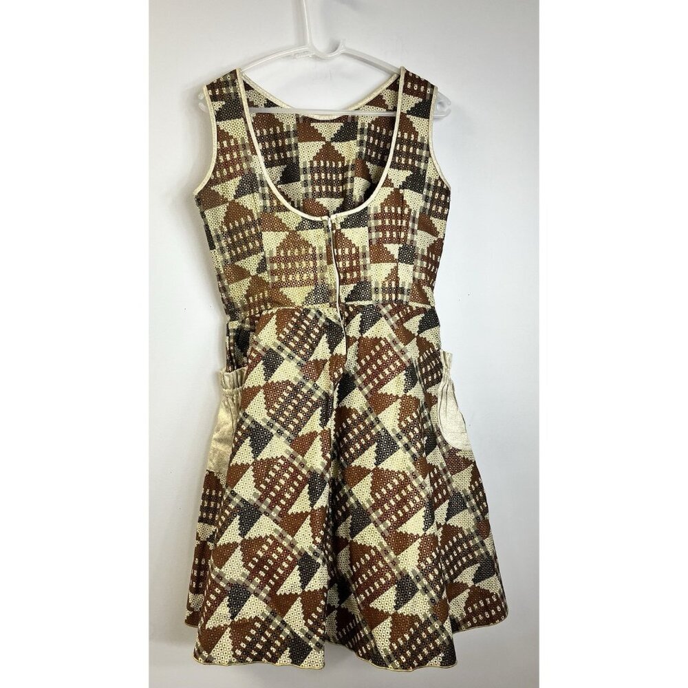 VTG/Retro/Stepford Wife/50s/Statement Dress/Handmade Gorgeous S/M 🤩 - Picture 5 of 13